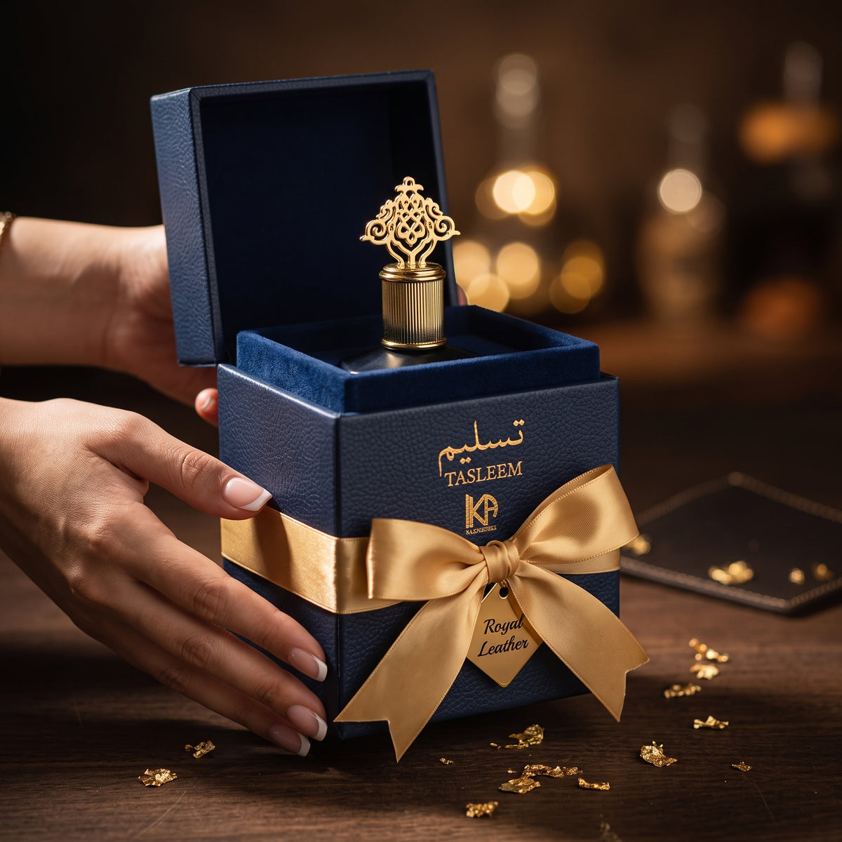 KA Perfumes Tasleem Royal Leather Eau de Parfum – 100ml for Men