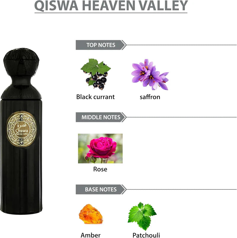 Atika Perfumes Qissah Heaven Valley Eau de Parfum – 100ml (Unisex)